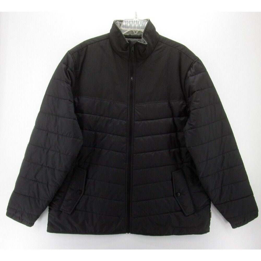 Woolrich Jacket XL Puffer Coat Wool Insulation Outdoor Full Zip Logo